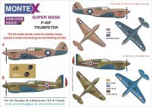 1/32 Curtiss P-40F Warhawk masks & decals