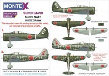 Montex 1/48 Nakajima Ki-27 Masques peinture verri�re
