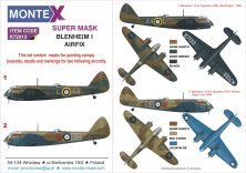 1/72 Bristol Blenheim Mk.IF Raf masks & decals