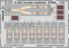 Douglas A-26C Invader seatbelts Steel 1/32