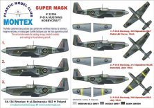 Montex Masques P-51A Mustang 1/32 pour Hobbycraft