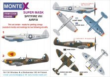 1/24 Supermarine Spitfire Mk.VIII mask for Airfix