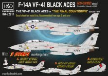 HAD Decal 1/72 F-14A VF-41 Black Aces