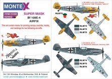 Montex 1/24 Masques Peinture Messerschmitt Bf-109E-4 Airfix