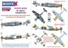 Montex 1/24 Masques Bf-109G-6 Verri�re & Marquages Trumpeter