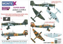 Montex 1/24 Ju-87B-2 Masques Verri�re & Marquages Airfix