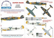 Montex Masques Bf-109F-4 1/32 pour Hasegawa