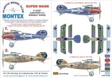 Montex Masques Albatros D.V 1/32 pour Wingnut Wings
