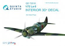 1/72 Lavochkin La-5 3D-Printed & coloured Interior