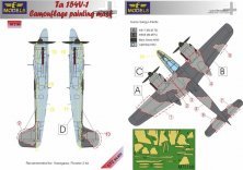 1/72 Mask Ta 154V-1 camouflage pattern