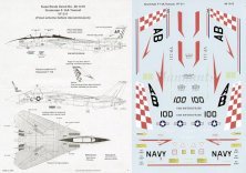 Microscale 1/48 Grumman F-14A Tomcat VF-211 USS Enterprise
