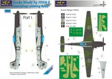 1/48 Mask Focke Wulf ta 152H-1 Camouflage part 1