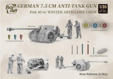 1/35 PaK-40 Anti-Tank gun with Winter Artillery Crew