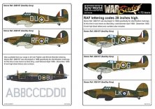 1/72 RAF lettering codes 28 inches high