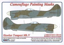 1/72 Camouflage masks Hawker Tempest Mk.V (WWII)