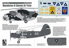 Blue Rider 1/72 Mazedonische Luftwaffe 1998 Estnische