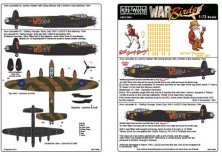 Kits-World 1/72 Decalcomanie Avro Lancaster B.I/III 9 Sqn