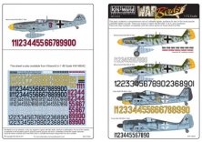 1/72 Luftwaffe Fighter Identification Numbers for Me109F/G/K & ;