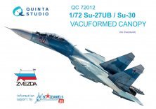 1/72 Vacu canopy for Su-27UB / Su-30