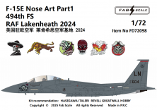 FabScale Studio F-15E Eagle Nose Art Decals 1/72 FabScale Studio F-15E Eagle Nose Art Decals 1/72