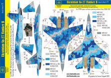 1/72 Ukrainian Sukhoi Su-27P1M Flanker B Digital Camouflage