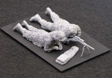1/35 Camouflaged US Sniper Team