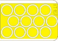 1/35 M-7 Mid production wheel masks (DRAG)