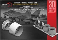 1/48 MiG-31 B/BS/BM/BMS Exhaust nozzles AMK