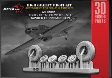 1/48 Hawker Hurricane wheels set type 2