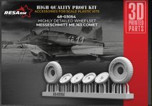 1/48 Me 163 Comet wheels set type 2