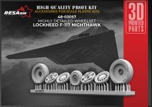 1/48 Lockheed F-117 Nighthawk wheels