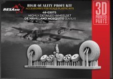 1/48 D.H. Mosquito early wheels set
