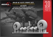 1/48 DH Mosquito late wheels