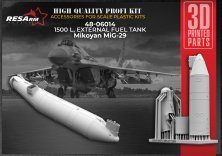 1/48 MiG-29 SMT 1500l Fuel Tank