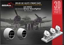 1/48 Bristol Beaufighter Air Intake Type 1 for Tamiya