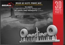 1/72 D.H. Mosquito early wheels set