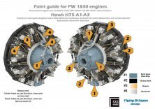 1/48 Hawk 75A-3 French AF Engine Set HOBBYCR.