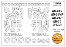 1/72 Mil Mi-24V / Mi-35 paint masks