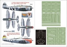 Montex P-47D Thunderbolt Bubbletop 1/48 Masques & D�cals