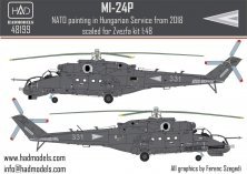 1/48 Mil Mi-24P in Hungarian Service with new Nato painting