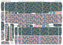 1/32 Fokker D.VII 4 colour lozenge with lozenge rib tapes
