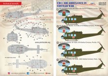 1/48 UH-1 Air Ambulance in Vietnam War part 2 decal
