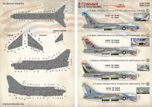 1/72 A-7 Corsair II Part 3 & technical stencils decal