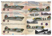 1/72 Personal Storms: Wings Commander Hawker Typhoons & Tempest