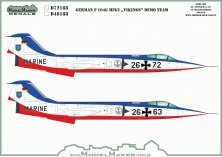 1/48 German Lockheed F-104G MFG2 Vikings Demo Team