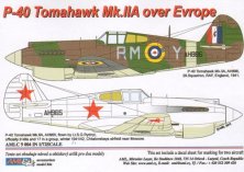 1/72 Masks for P-40 Tomahawk Mk.IIA over Europe