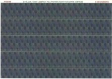 1/32 5 colour "night lozenge" full pattern width for upper sur