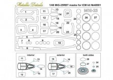 1/48 Mikoyan MiG-25RBT Masks