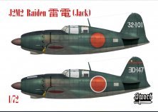 Sword 1/72 J2M2 Raiden - 2 options de camouflage