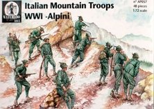 1/72 ITALIAN MOUNTAIN TROOPS WWI Alpini x 45 pieces